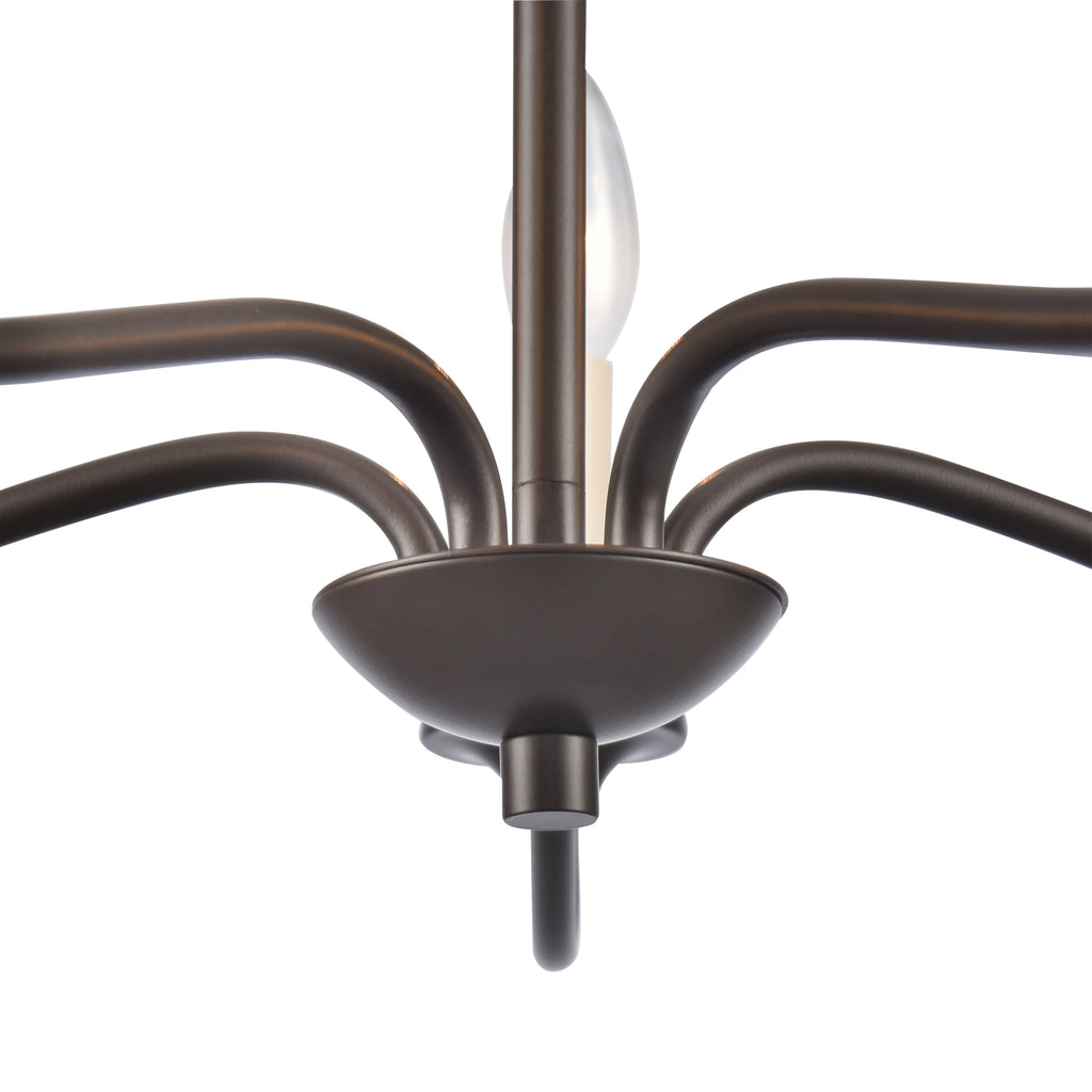 Quinn 24'' Wide 5-Light Chandelier - Old Bronze