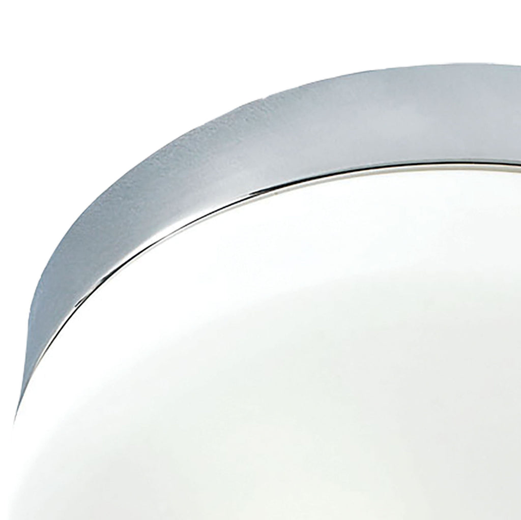 Disc 9'' Wide 2-Light Flush Mount - Silver