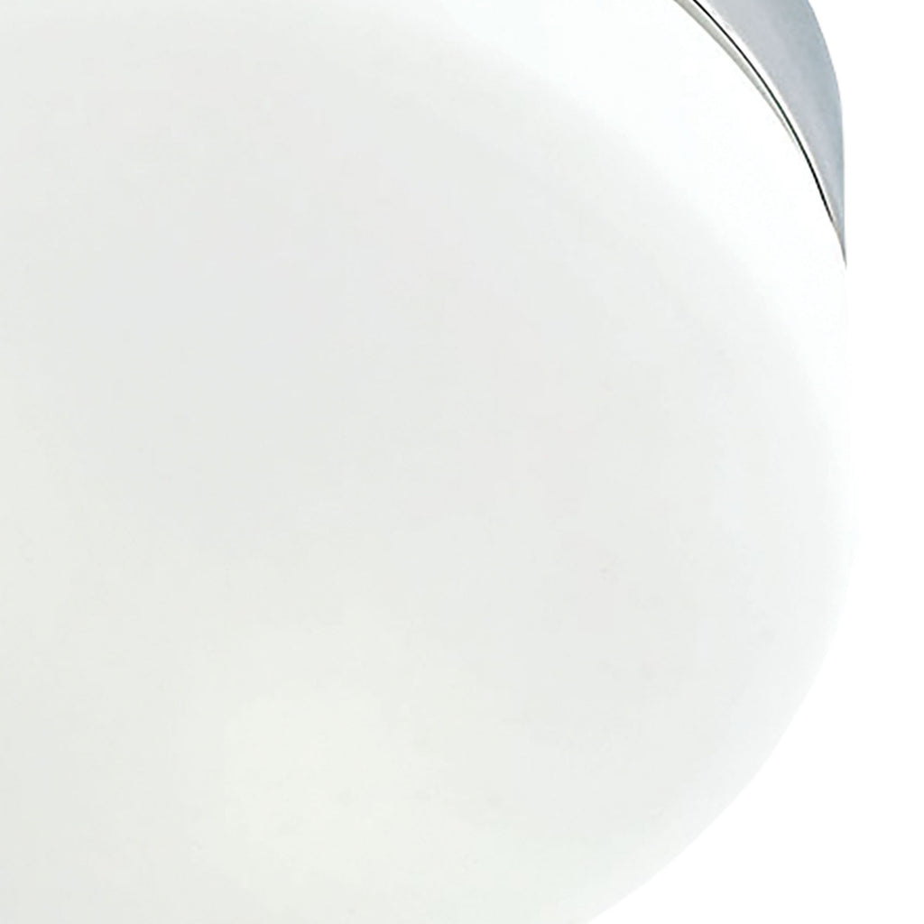 Disc 9'' Wide 2-Light Flush Mount - Silver