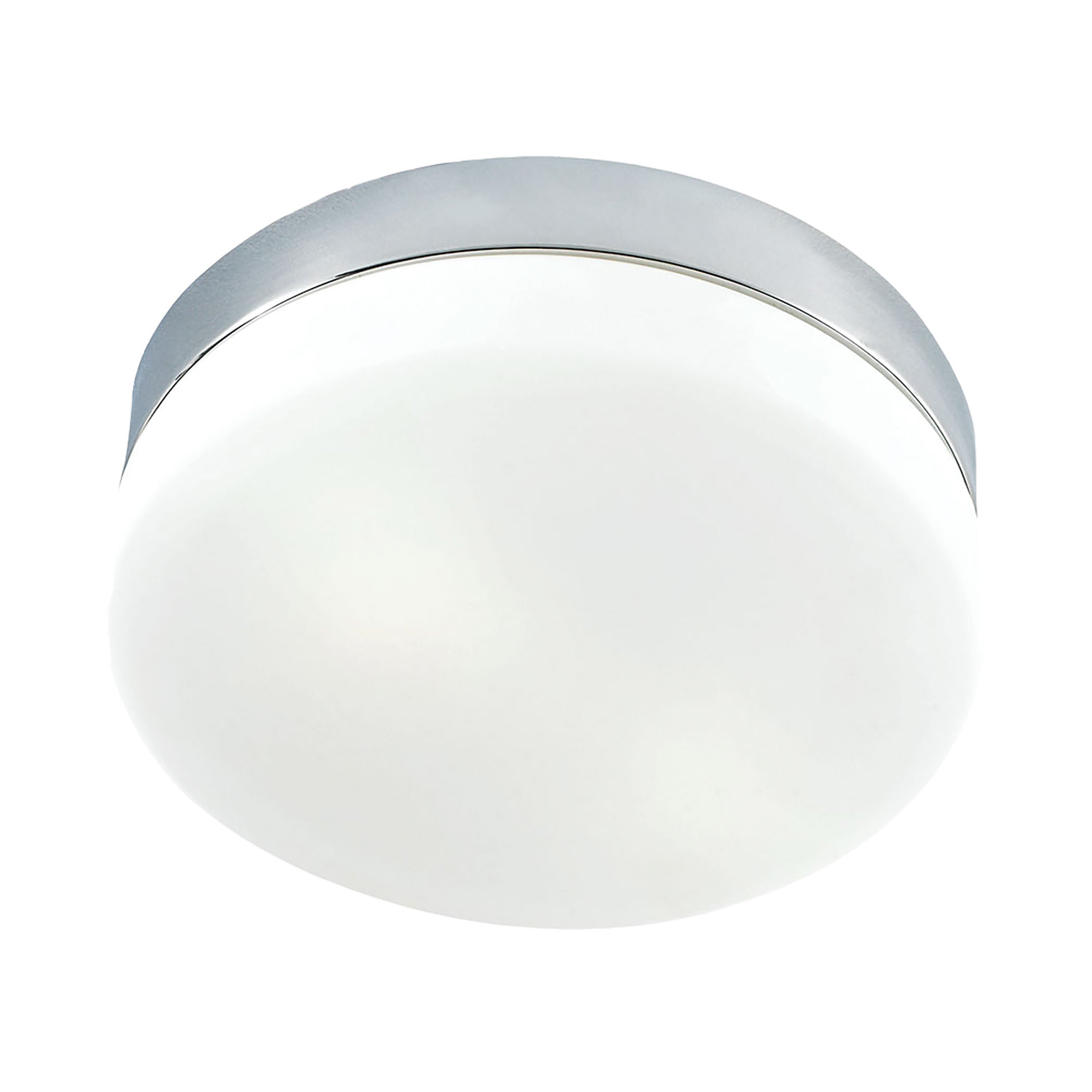 Disc 11'' Wide 2-Light Flush Mount - Silver