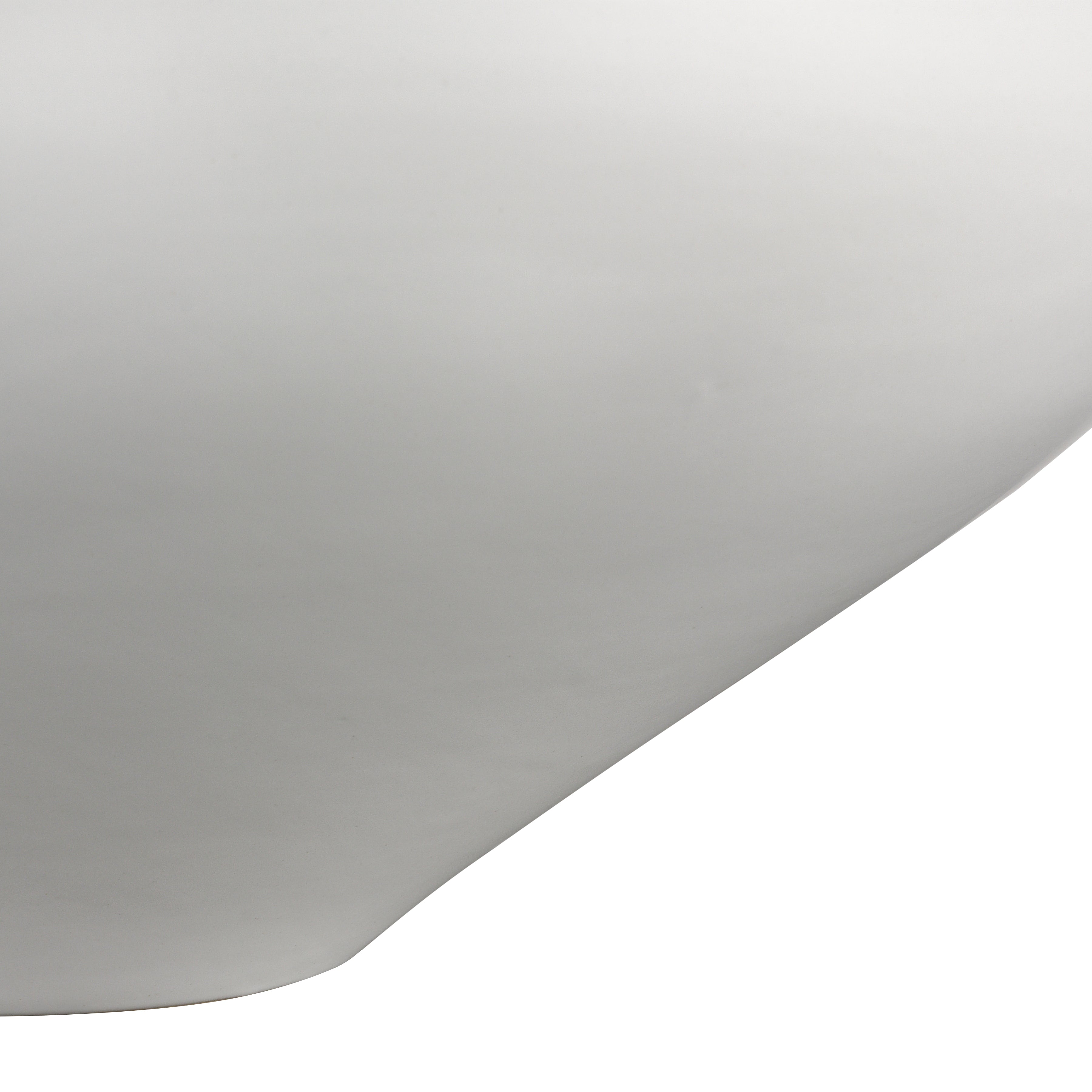 Greer Bowl - Tall White and Turquoise Glazed