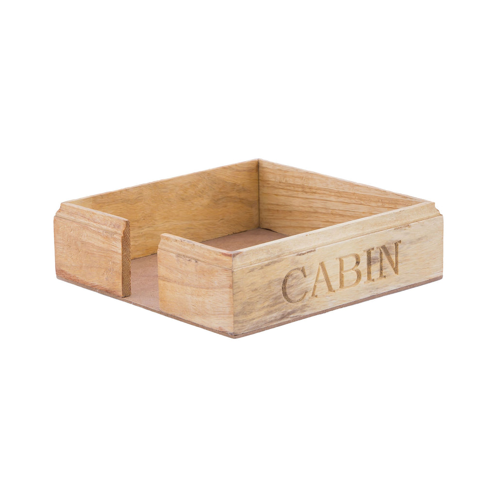 Cabin Napkin Holder - Natural