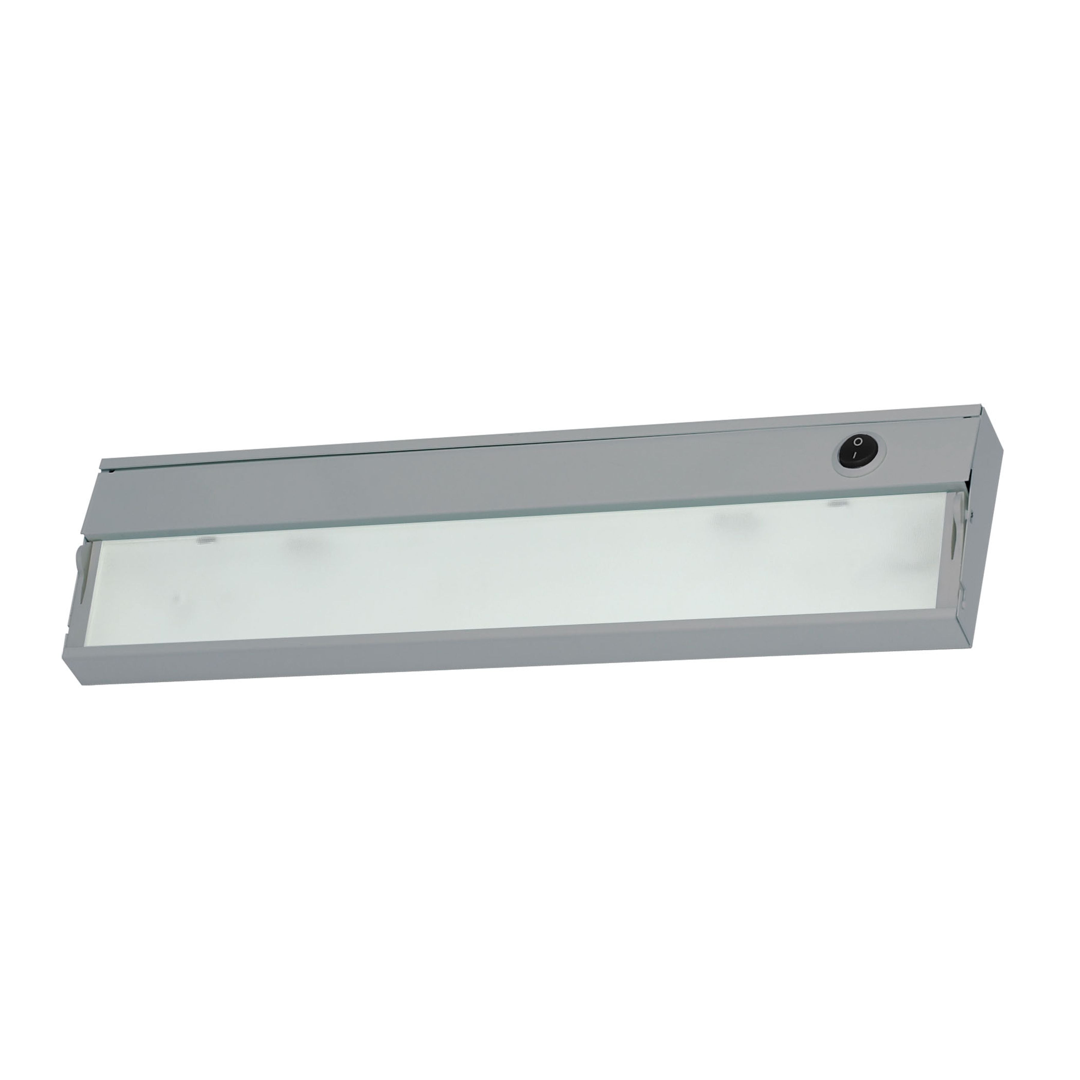 ZeeLite 2-Light Under Cabinet Light - Stainless Steel with Diffused Glass