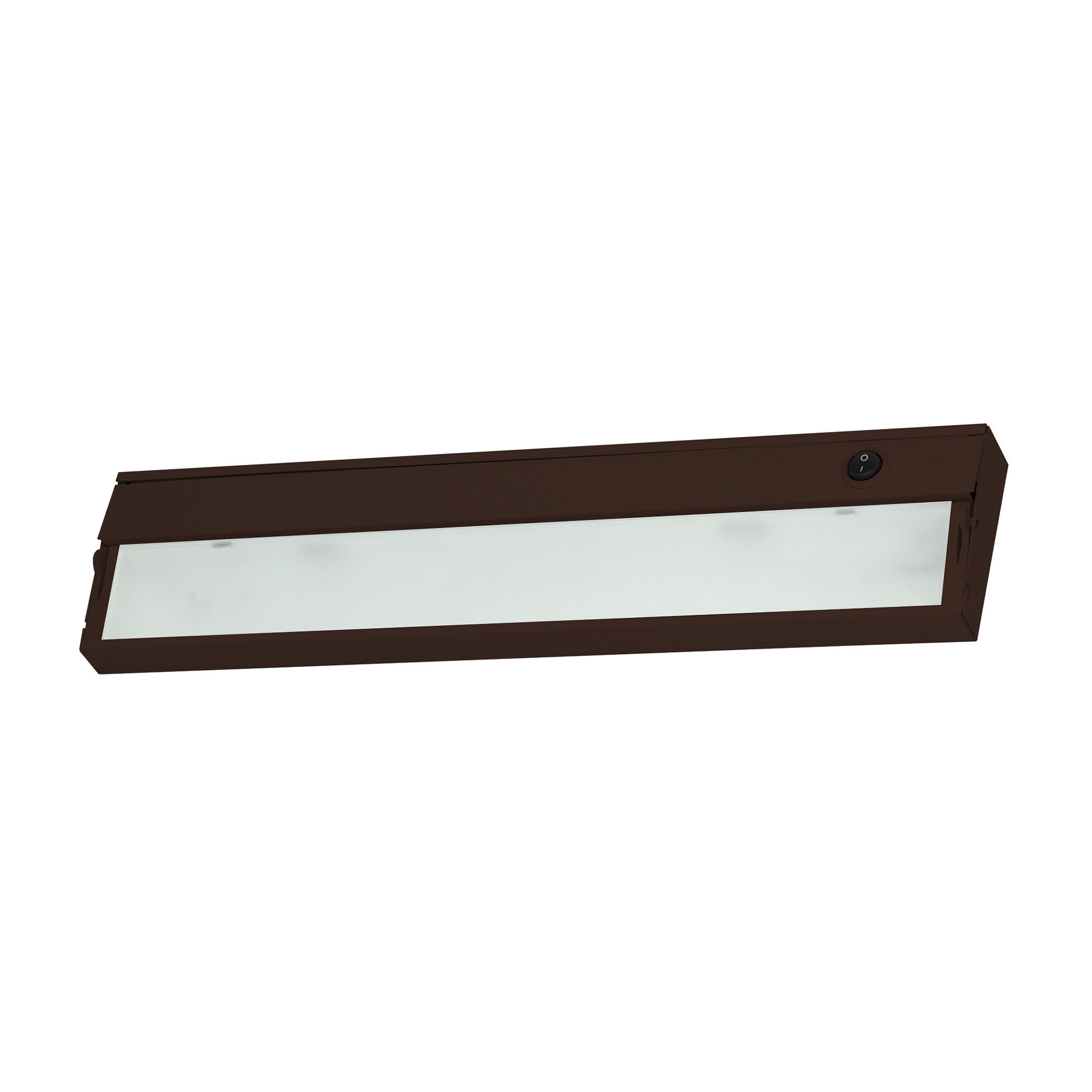 ZeeLite 2-Light Under Cabinet Light - Bronze with Diffused Glass
