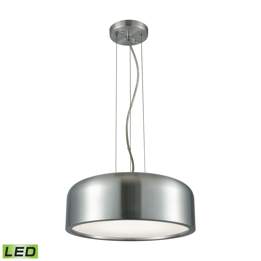 Kore 14'' Wide Integrated LED Pendant - Aluminum