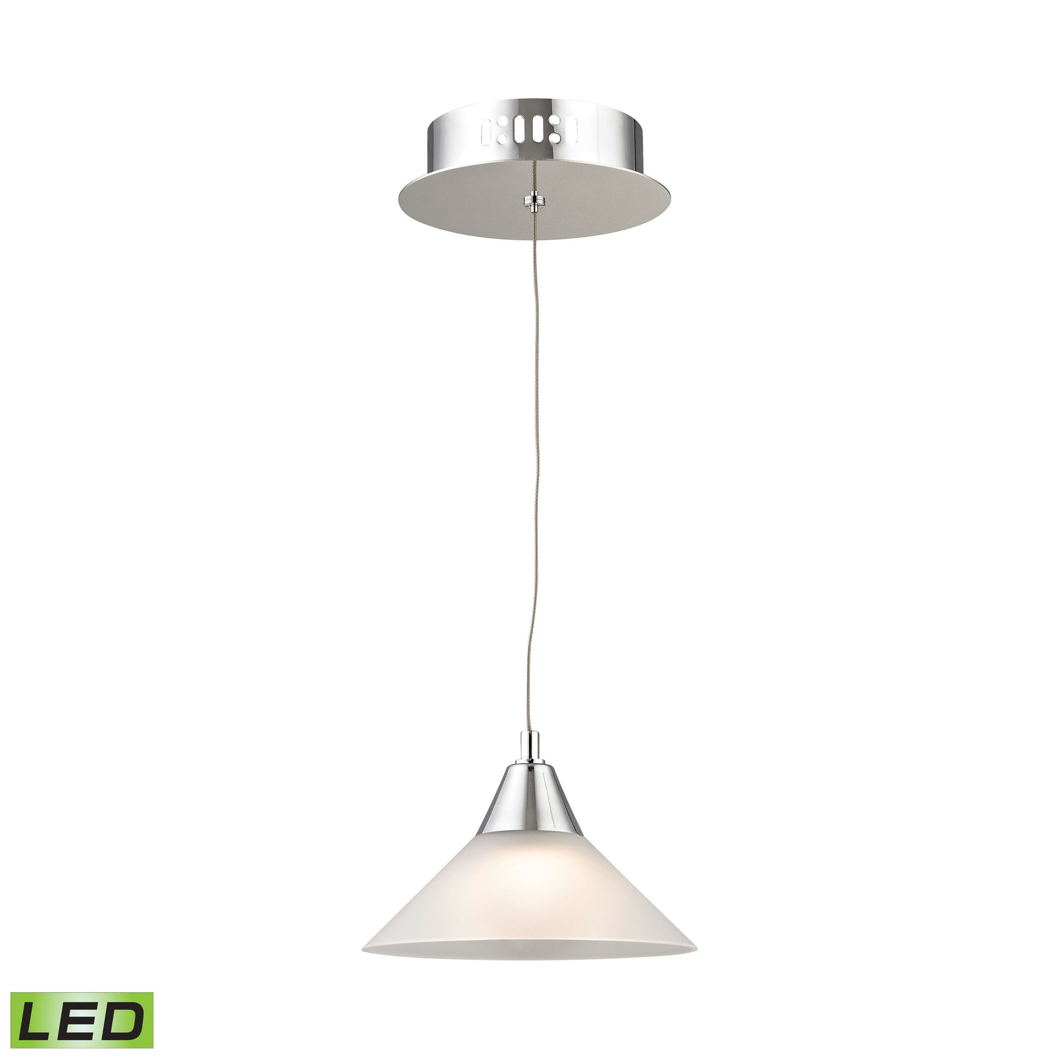 Cono 7'' Wide 1-Light Mini Pendant - White 1