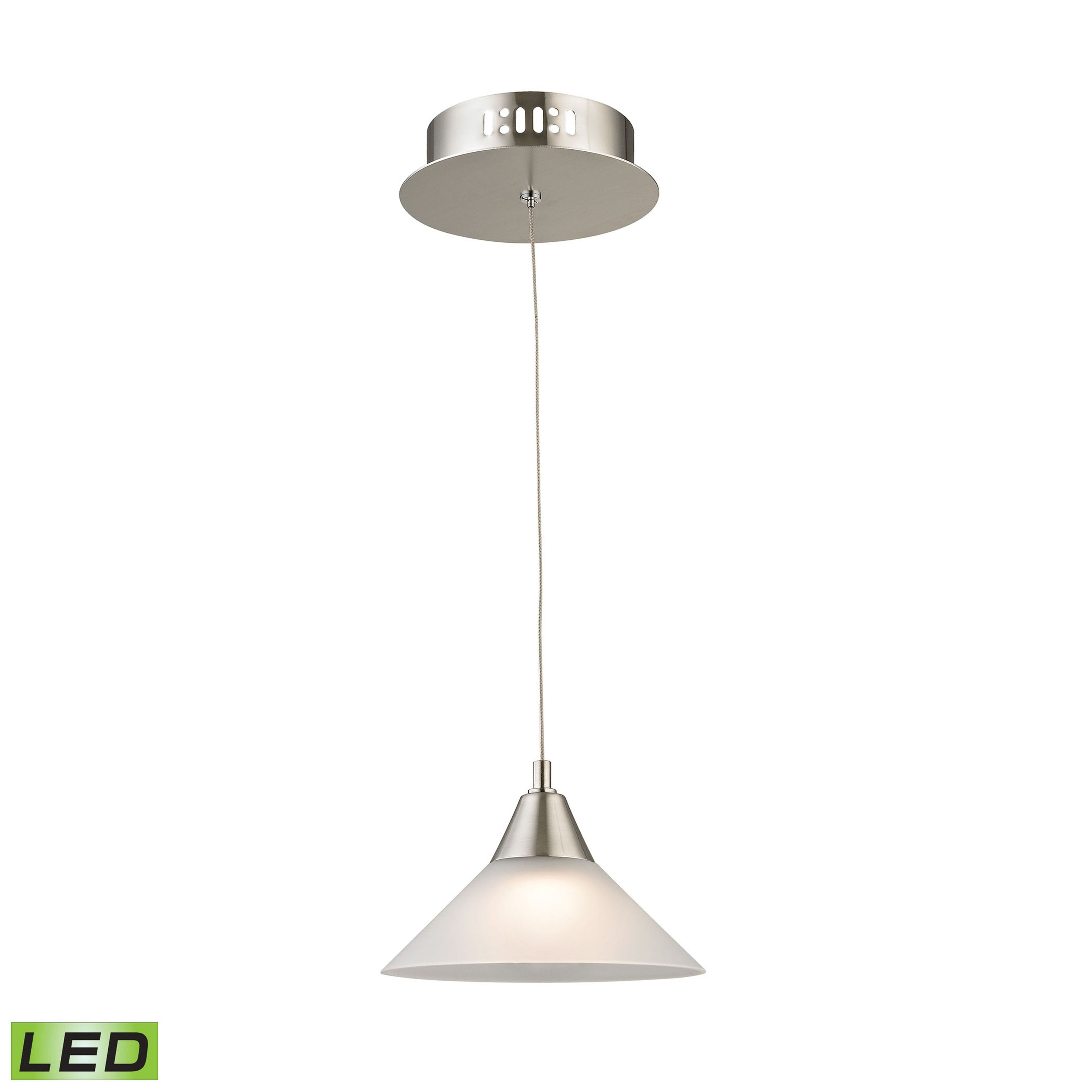 Cono 7'' Wide 1-Light Mini Pendant - White 2