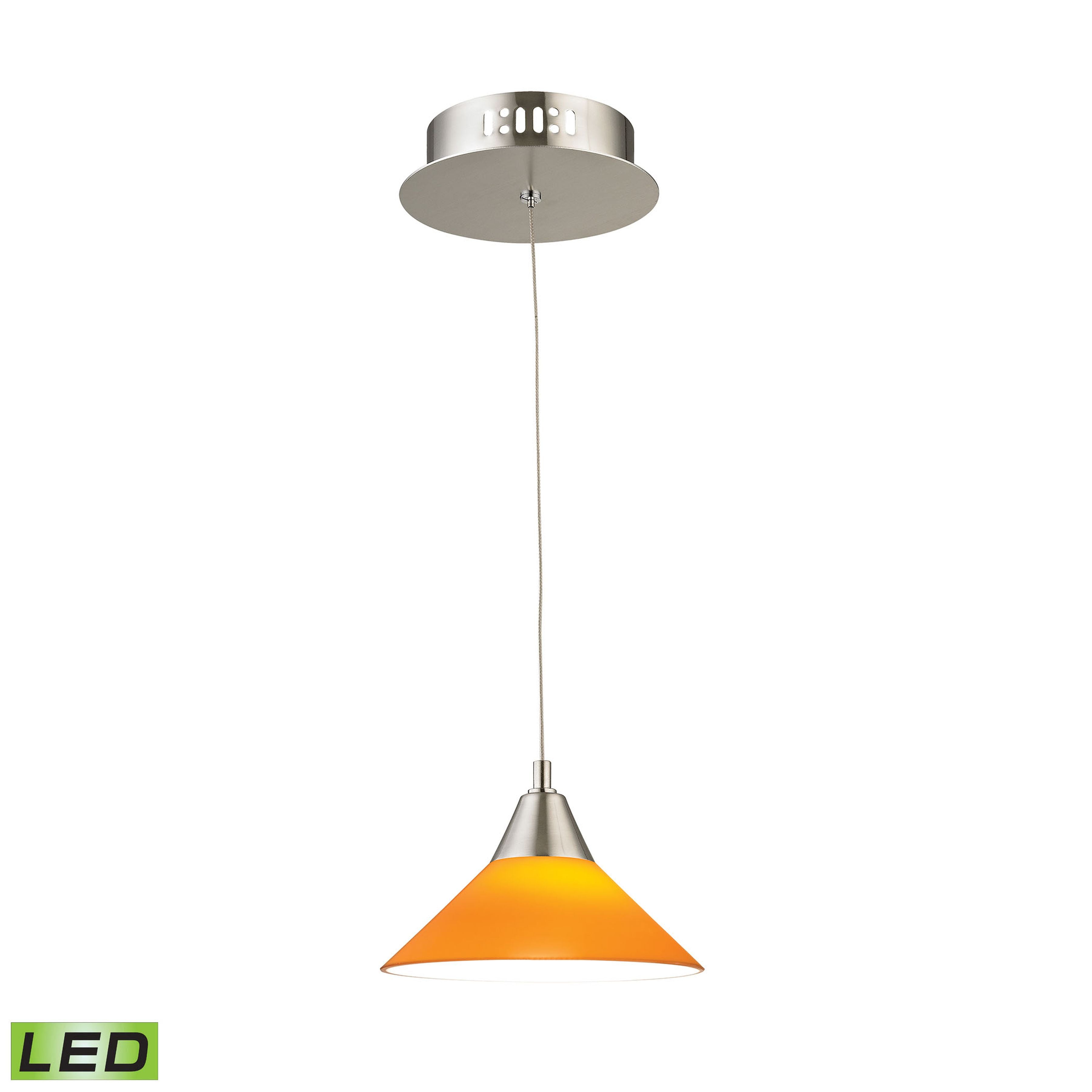 Cono 7'' Wide 1-Light Mini Pendant - Yellow 2