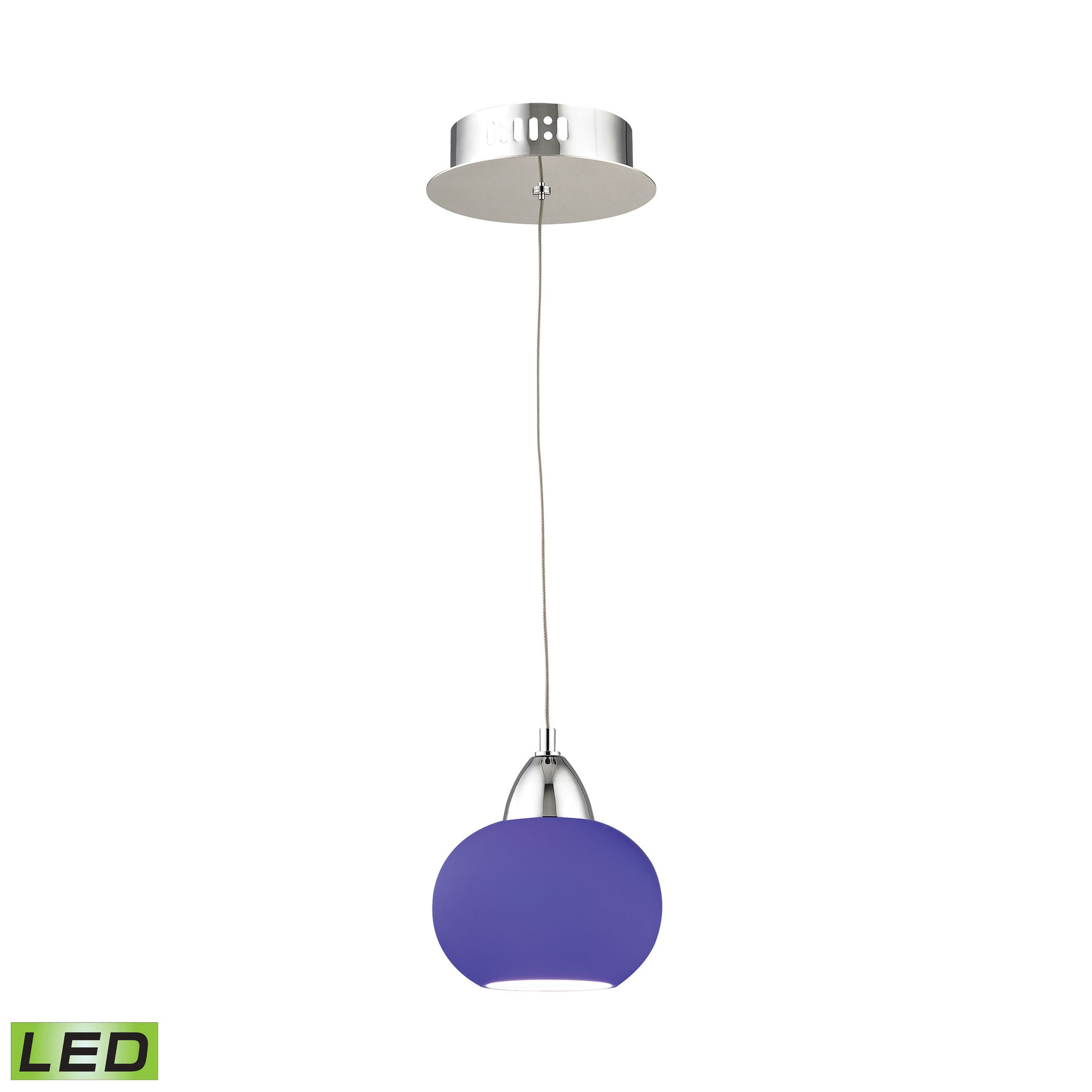 Ciotola 6'' Wide 1-Light Mini Pendant - Blue 1