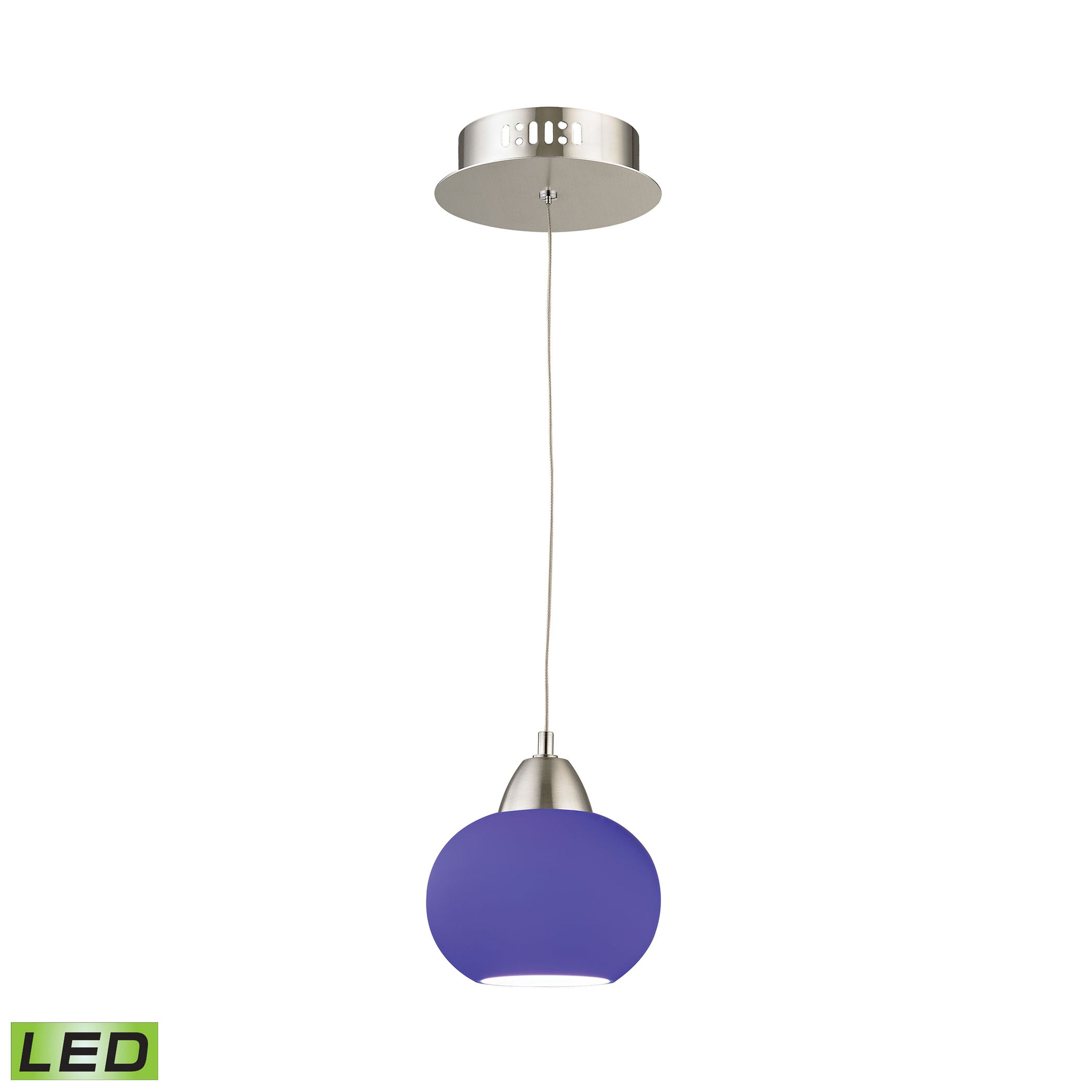 Ciotola 6'' Wide 1-Light Mini Pendant - Blue 2