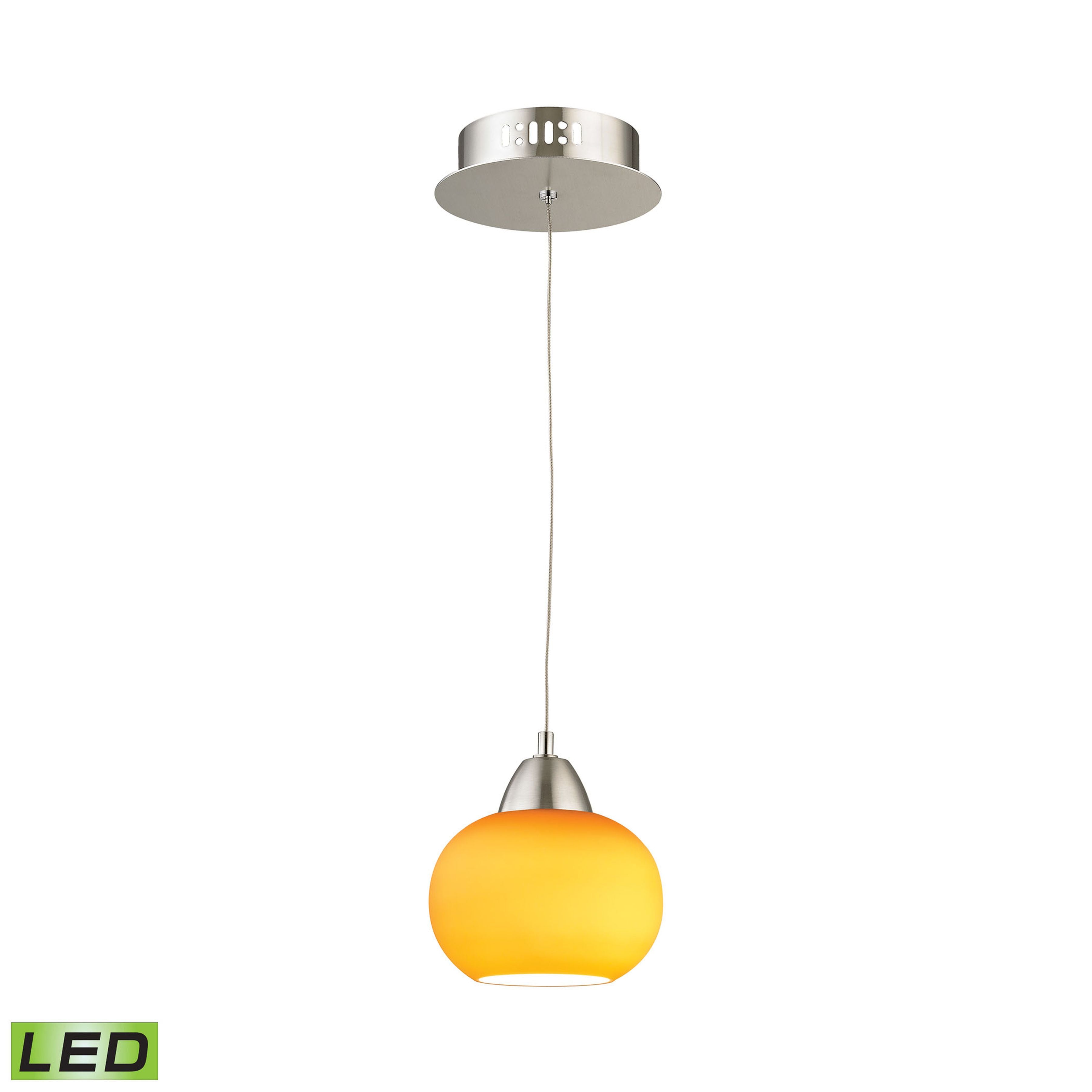 Ciotola 6'' Wide 1-Light Mini Pendant - Yellow 2