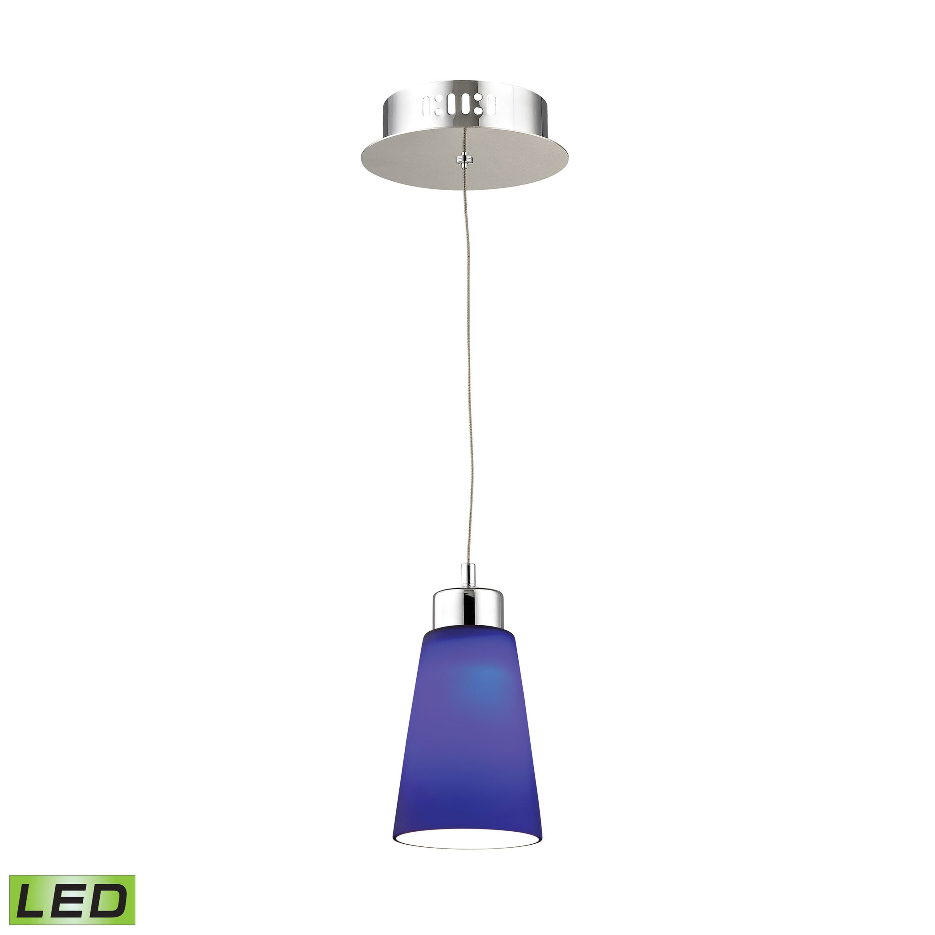 Coppa 5'' Wide 1-Light Mini Pendant - Blue
