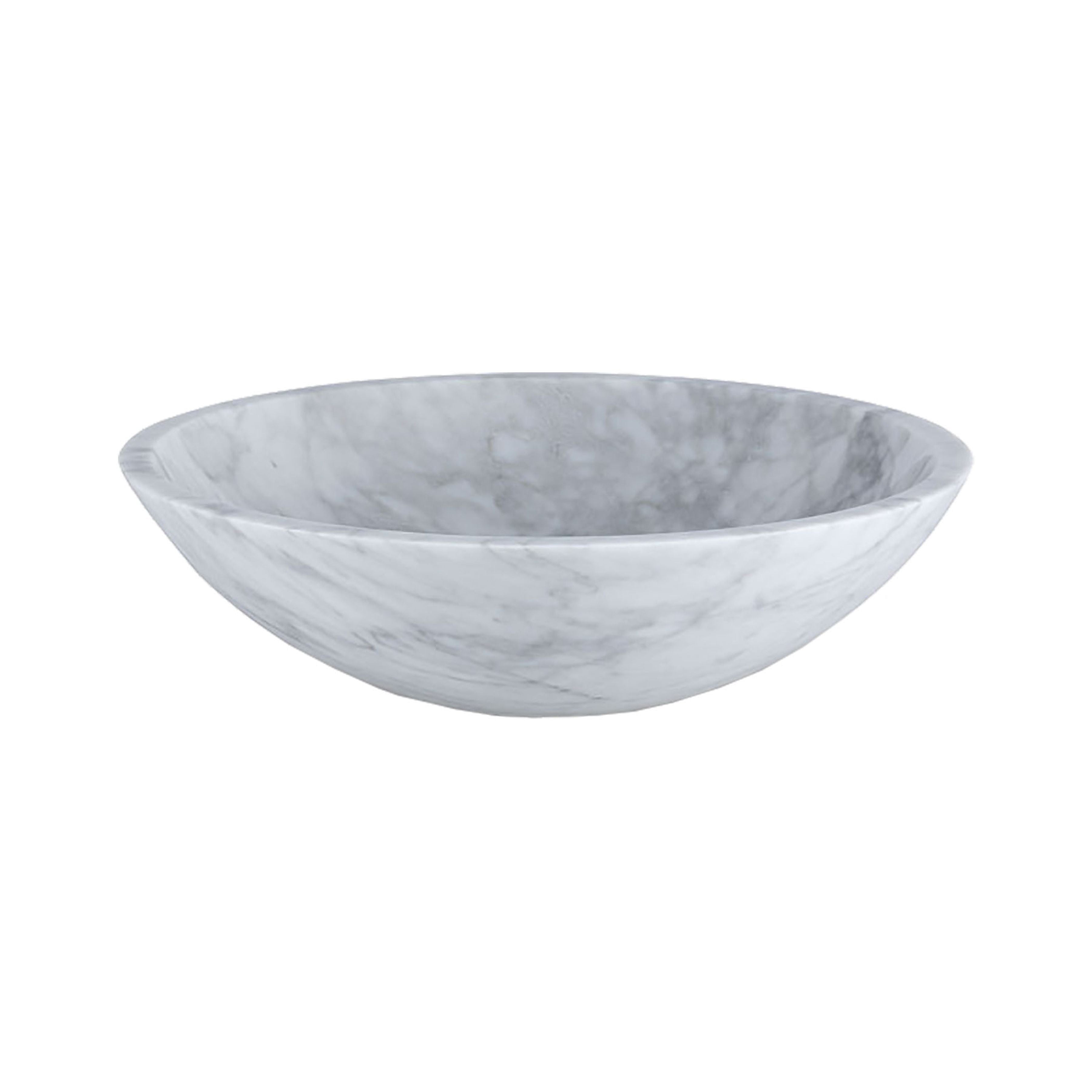 Fortiva Sink - Round 17'' White Carrara Marble