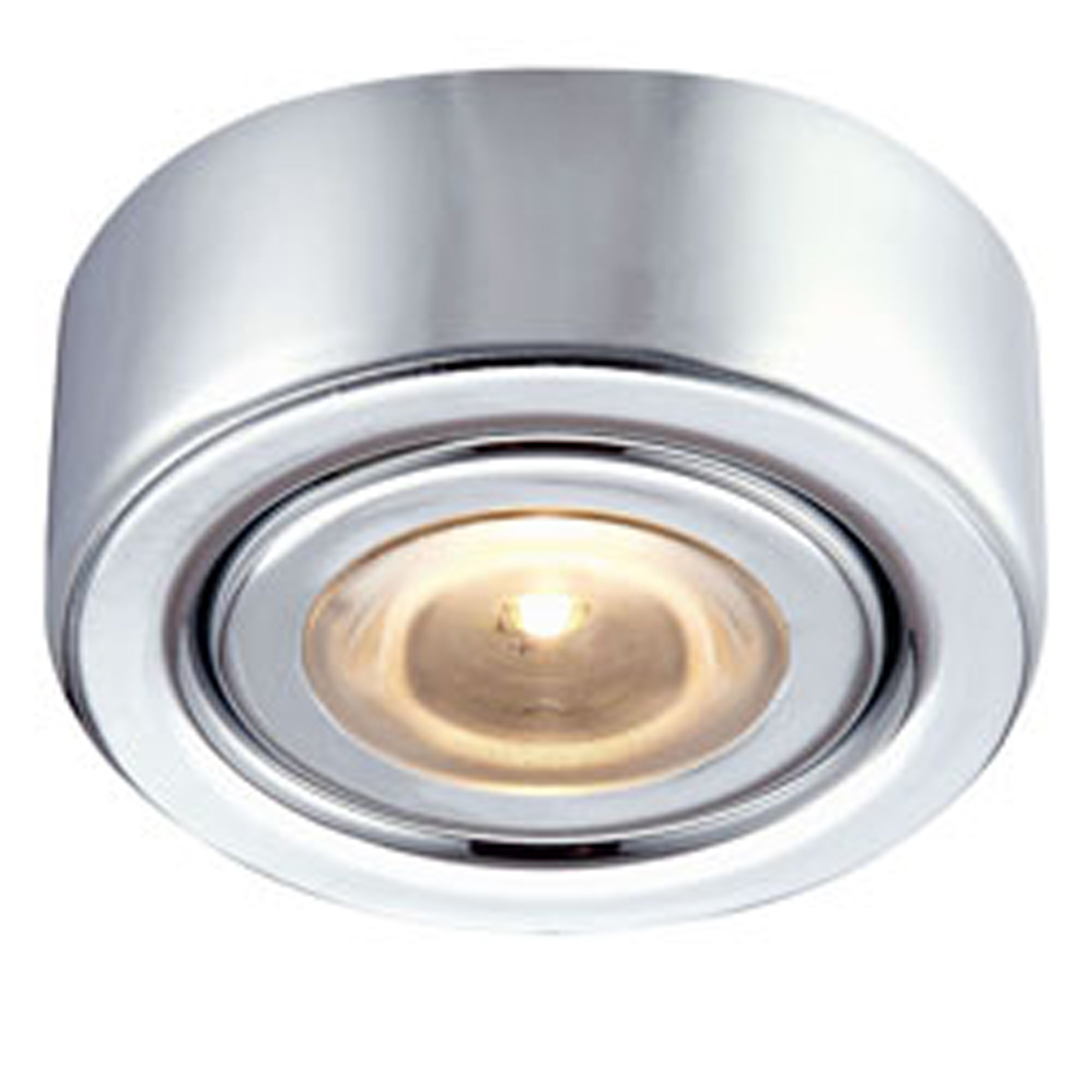 Eco 1-Light Puck Light - Chrome