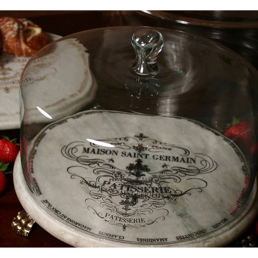 Marble Patisserie - BASE ONLY Gold Writing