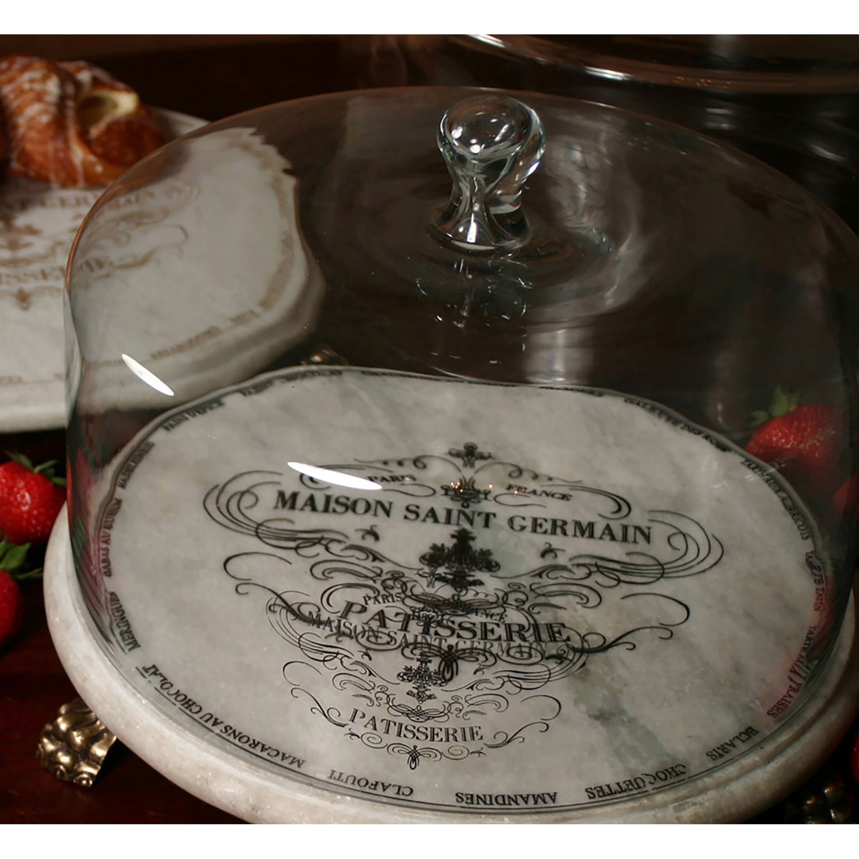 Marble Patisserie - BASE ONLY Gold Writing