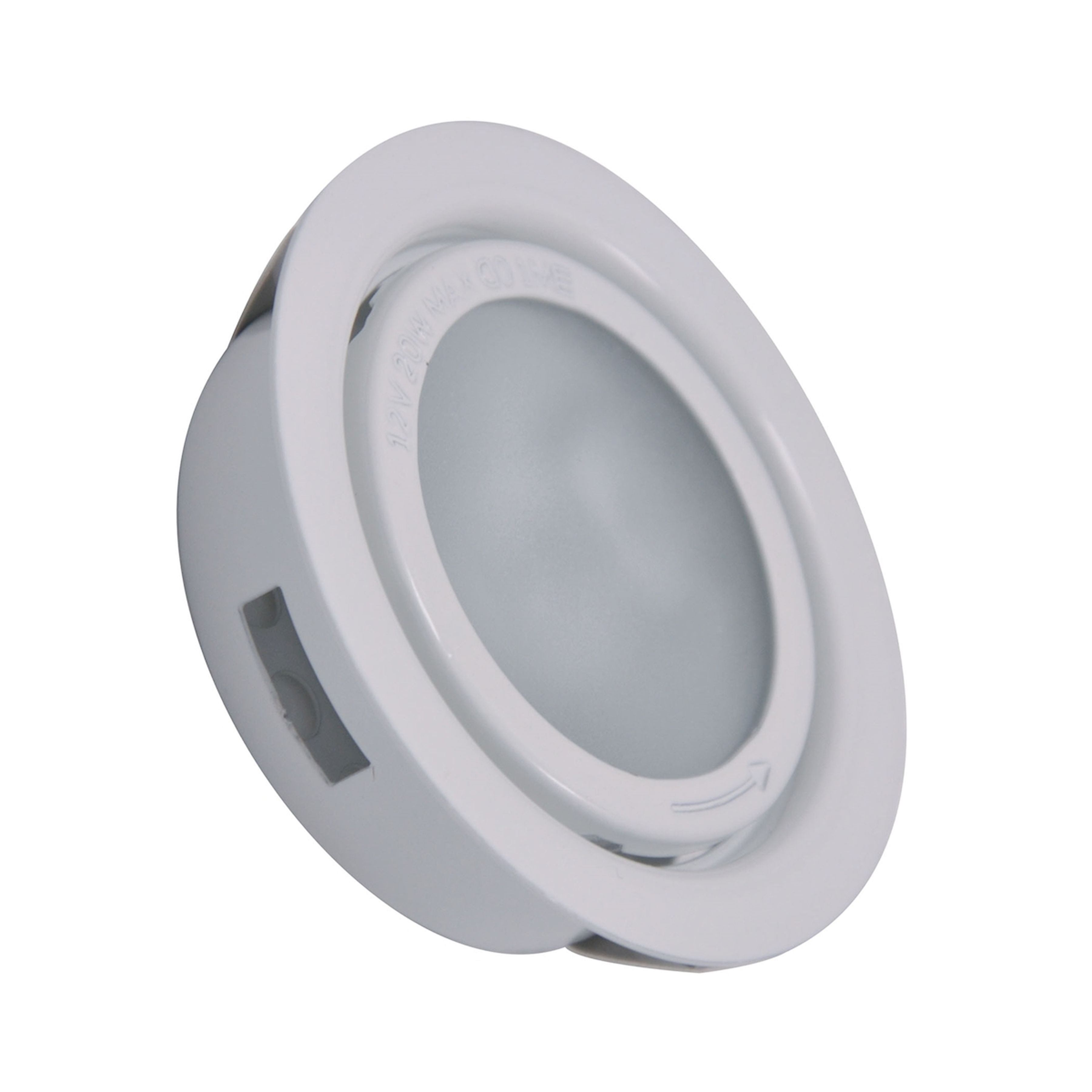 MiniPot Premium (Metal) Xenon recess mount w/lamp Frosted lens/White