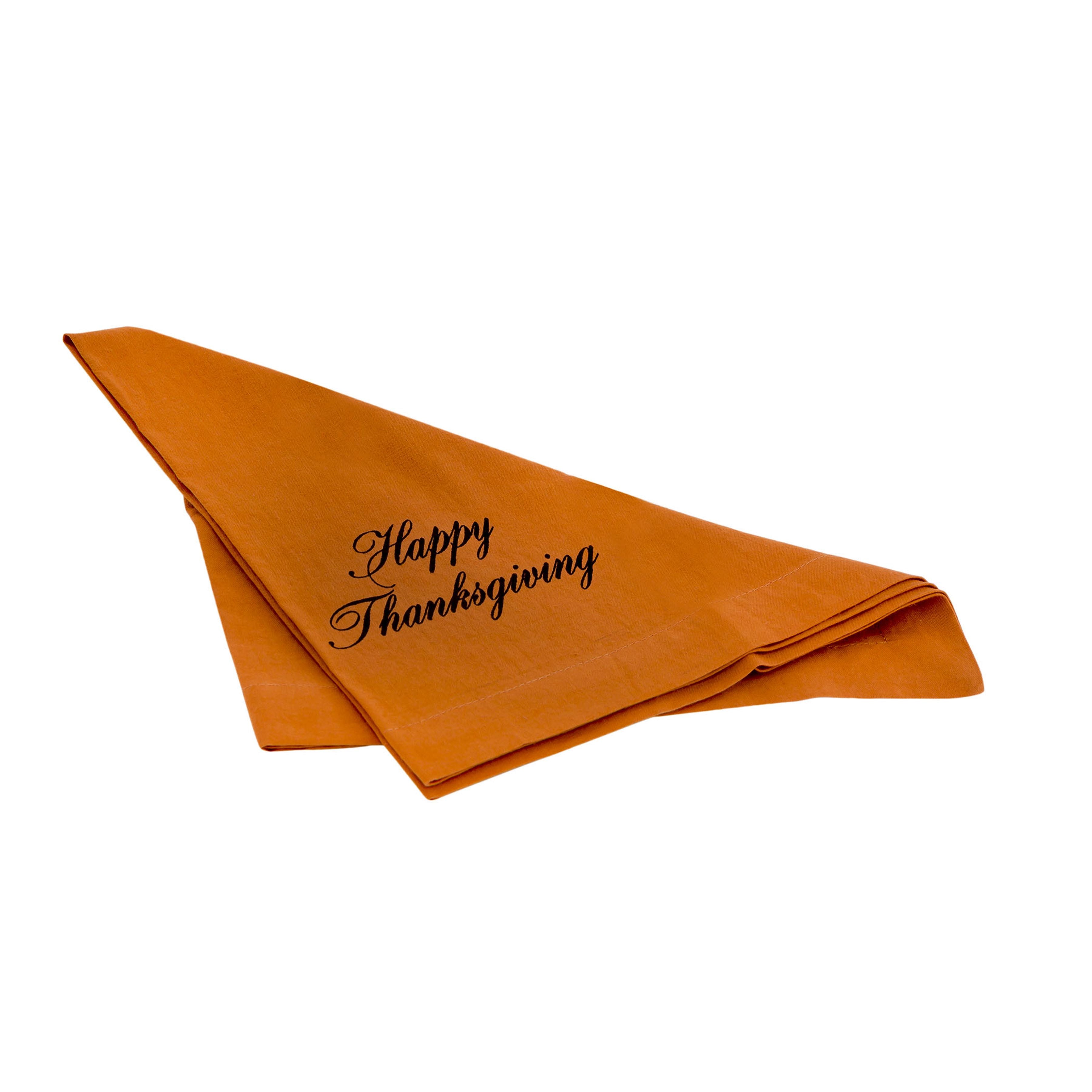 Happy Thanksgiving Napkin - Burnt Orange