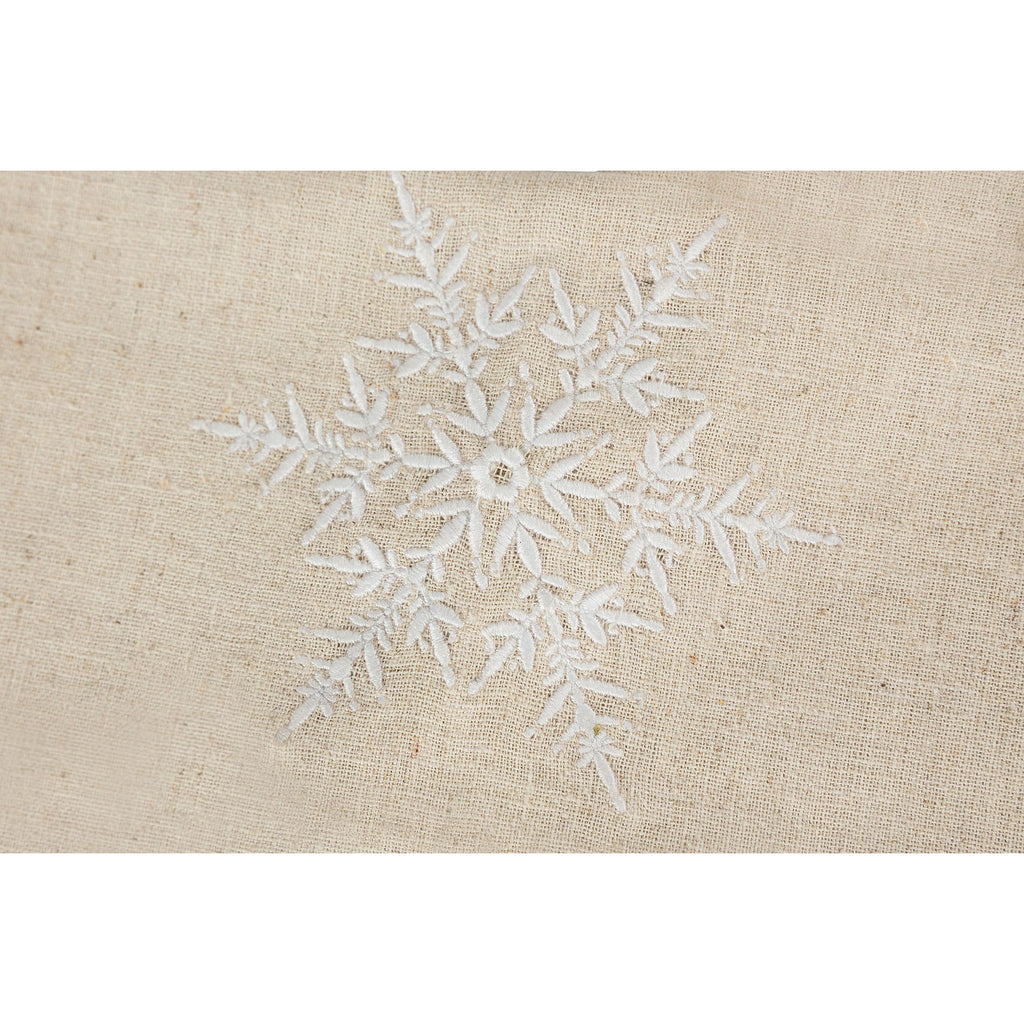 Snowflake Napkin - White
