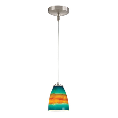 Low Voltage 5'' Wide 1-Light Mini Pendant - Blue