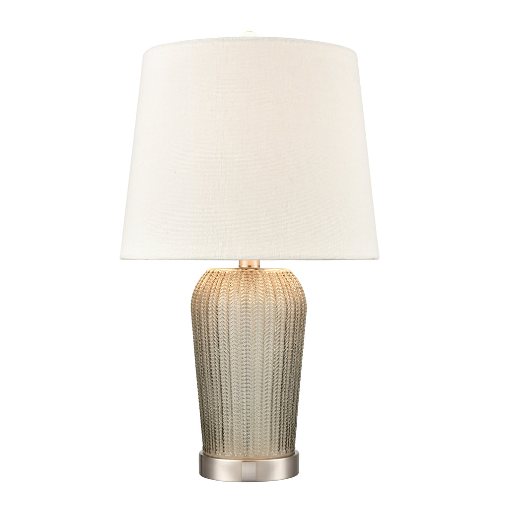 Prosper 21'' High 1-Light Table Lamp - Gray Smoke