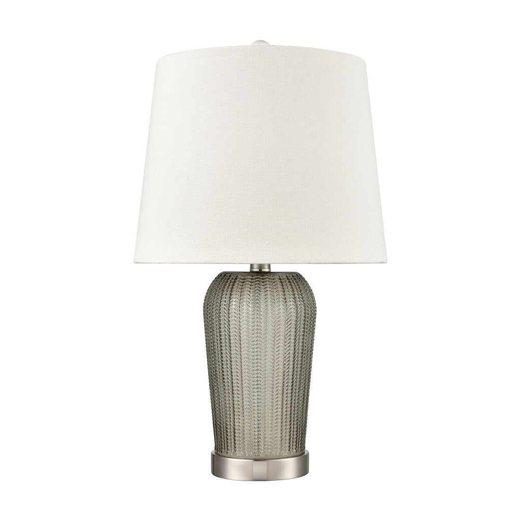 Prosper 21'' High 1-Light Table Lamp - Gray Smoke