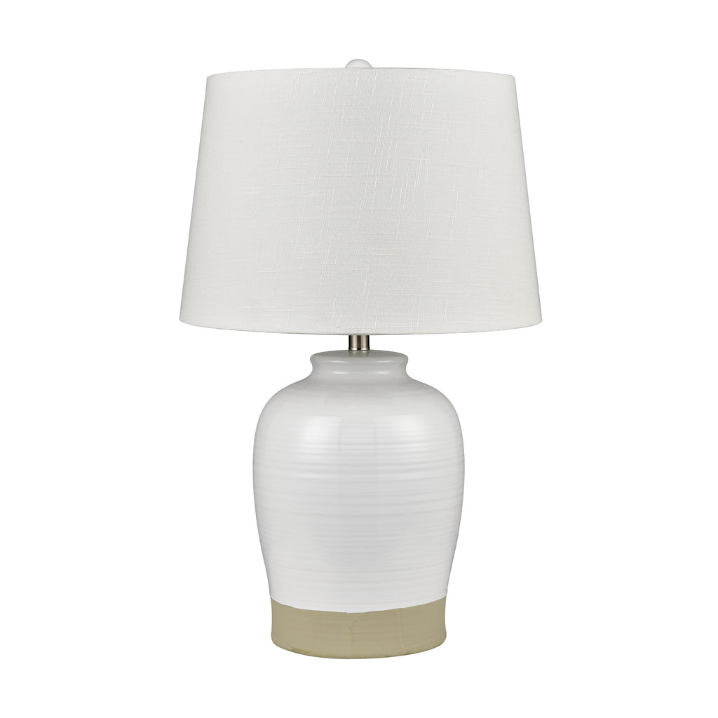 Peli 28'' High 1-Light Table Lamp - White