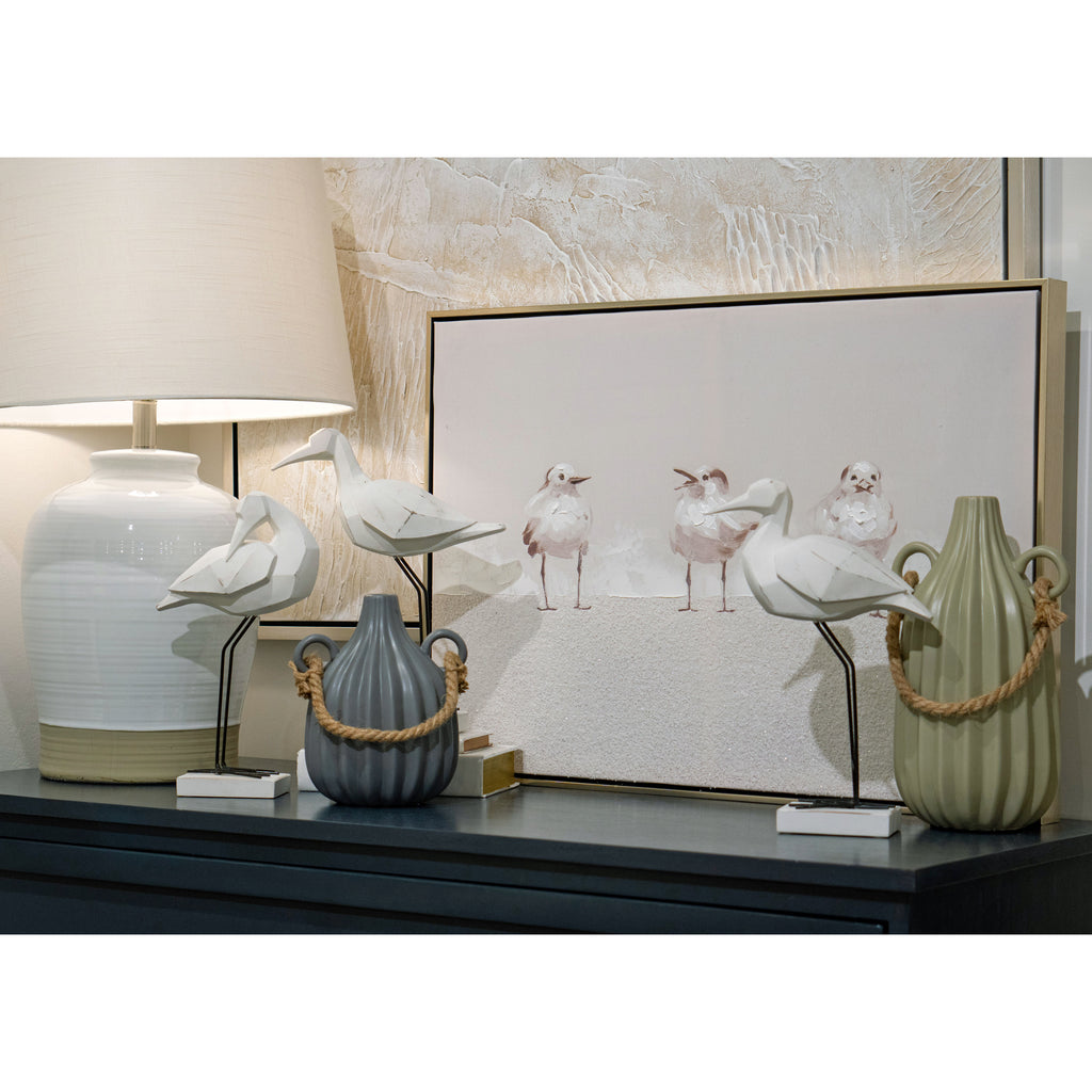 Peli 28'' High 1-Light Table Lamp - White