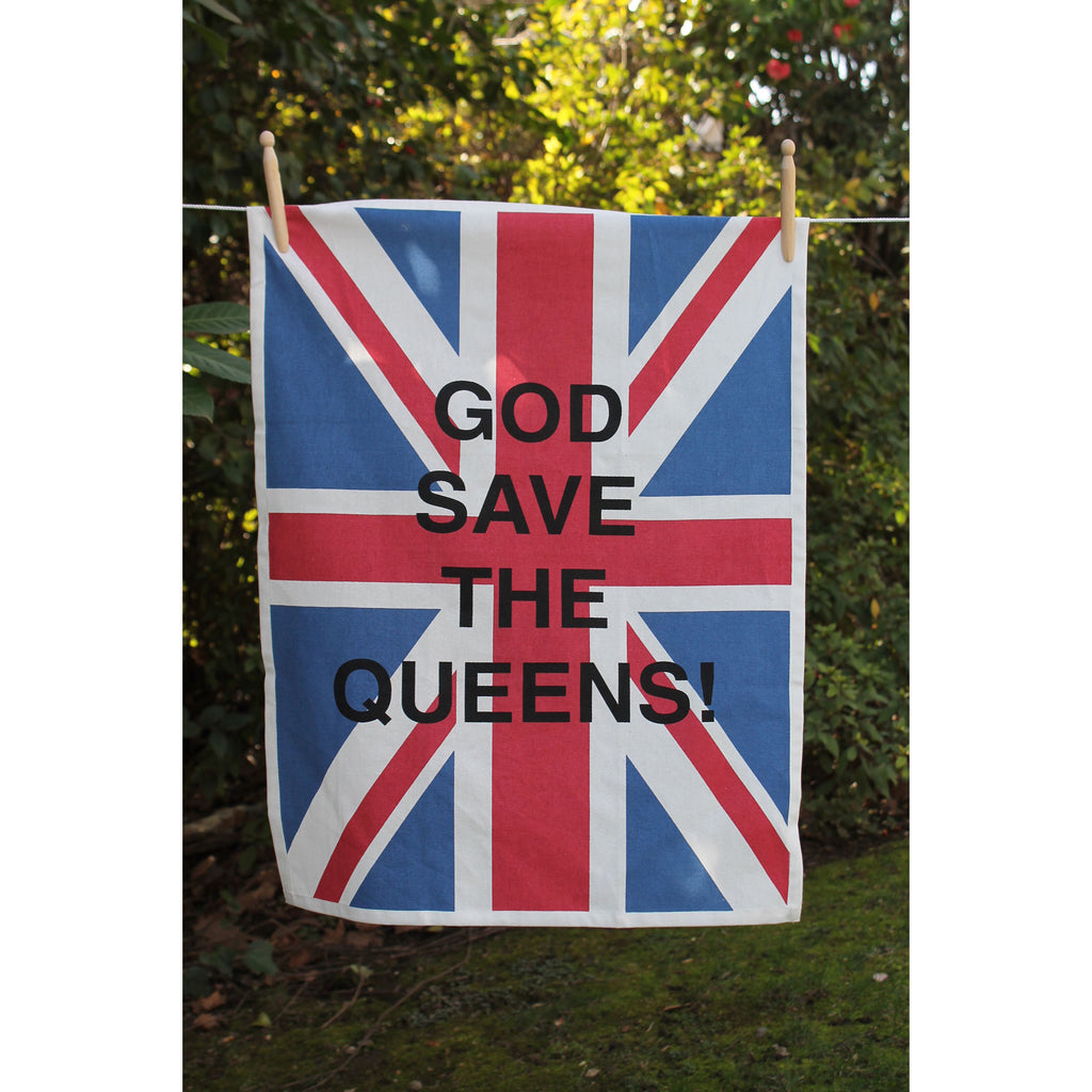 Save the Queen Towel - Set of 4 Blue