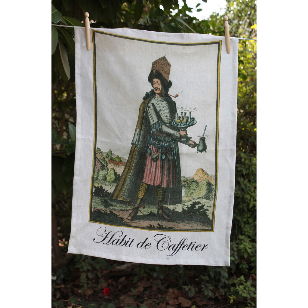 Habit de Caffetier Towel - White