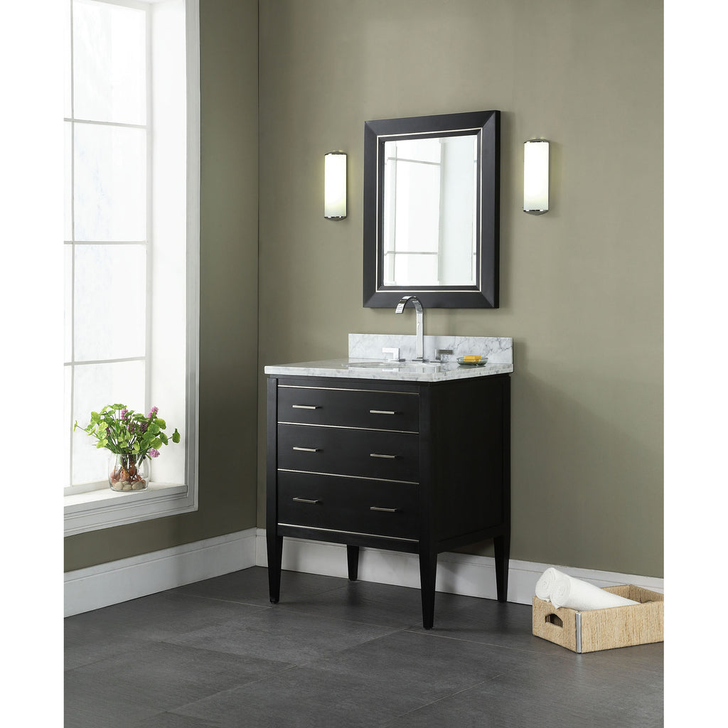 Manhattan Vanity - 30'' Black
