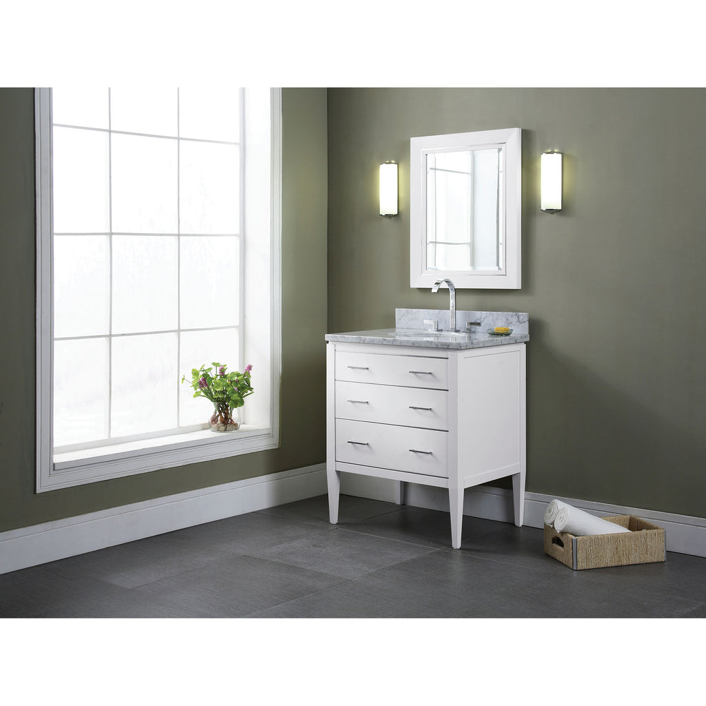 Manhattan Vanity - 30'' White