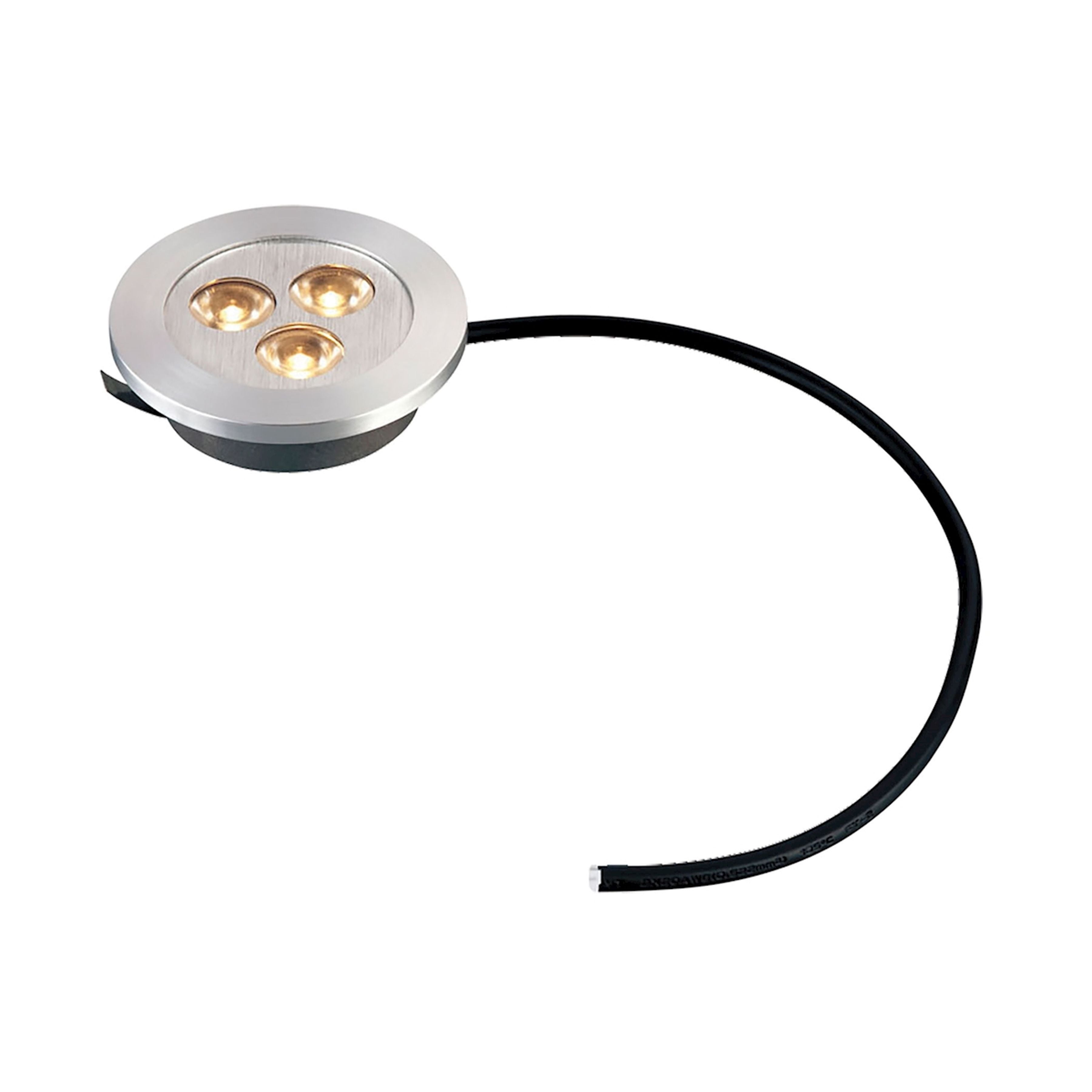 Maggie 3 x 1W LED - Brushed Aluminum