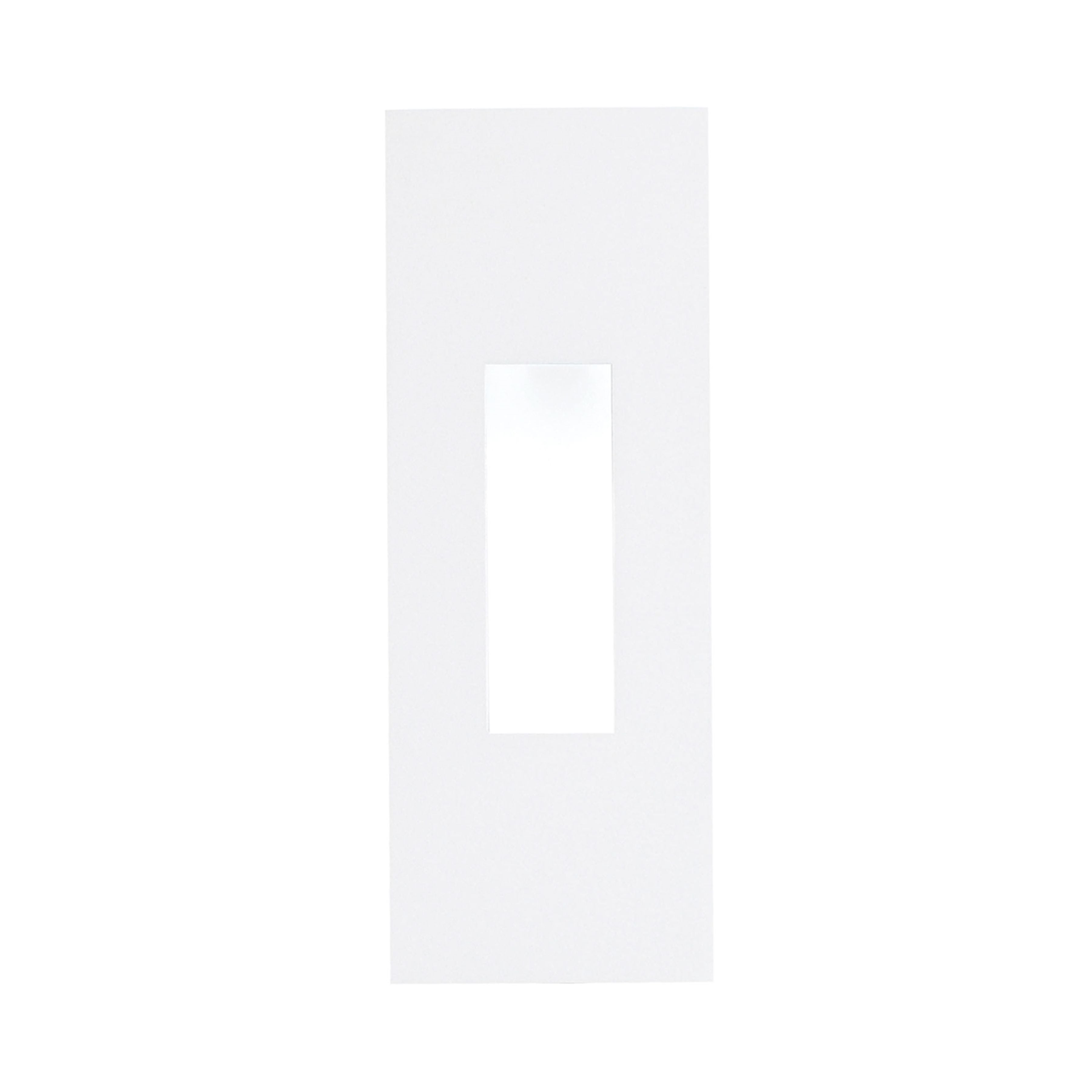 Scope - square faceplate c/w 1.2W LED w lens white